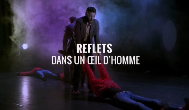 Reflets dans un œil d’homme